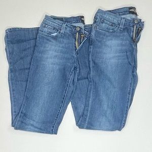 2 Pairs of Lucky Brand Boot Cut Jeans, Size 2/26